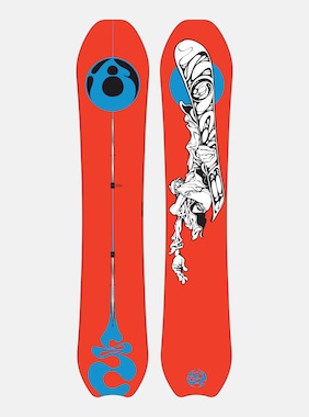 Men's Burton Deep Thinker Camber Snowboard shown in Graphic