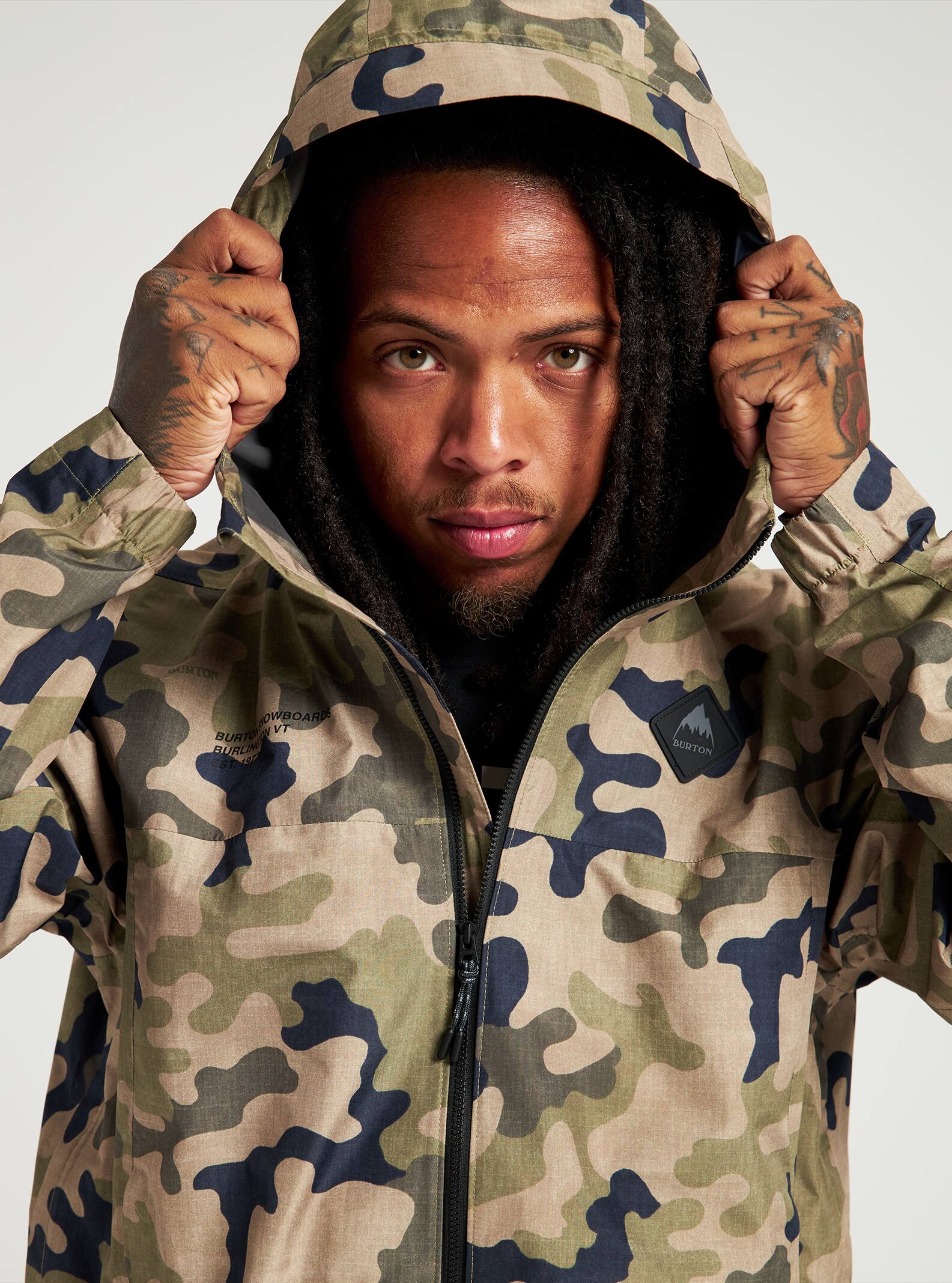 メンズ Burton GORE-TEX パックライト レインジャケット | Burton.com