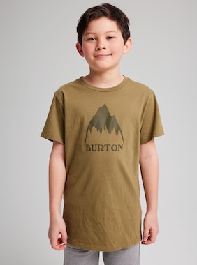 Kids' Burton Classic Mountain High Short Sleeve T-Shirt shown in Martini Olive
