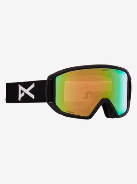 Anon Relapse Goggles - Low Bridge Fit shown in Frame: Black, Lens: Perceive Variable Green (22% / S2)