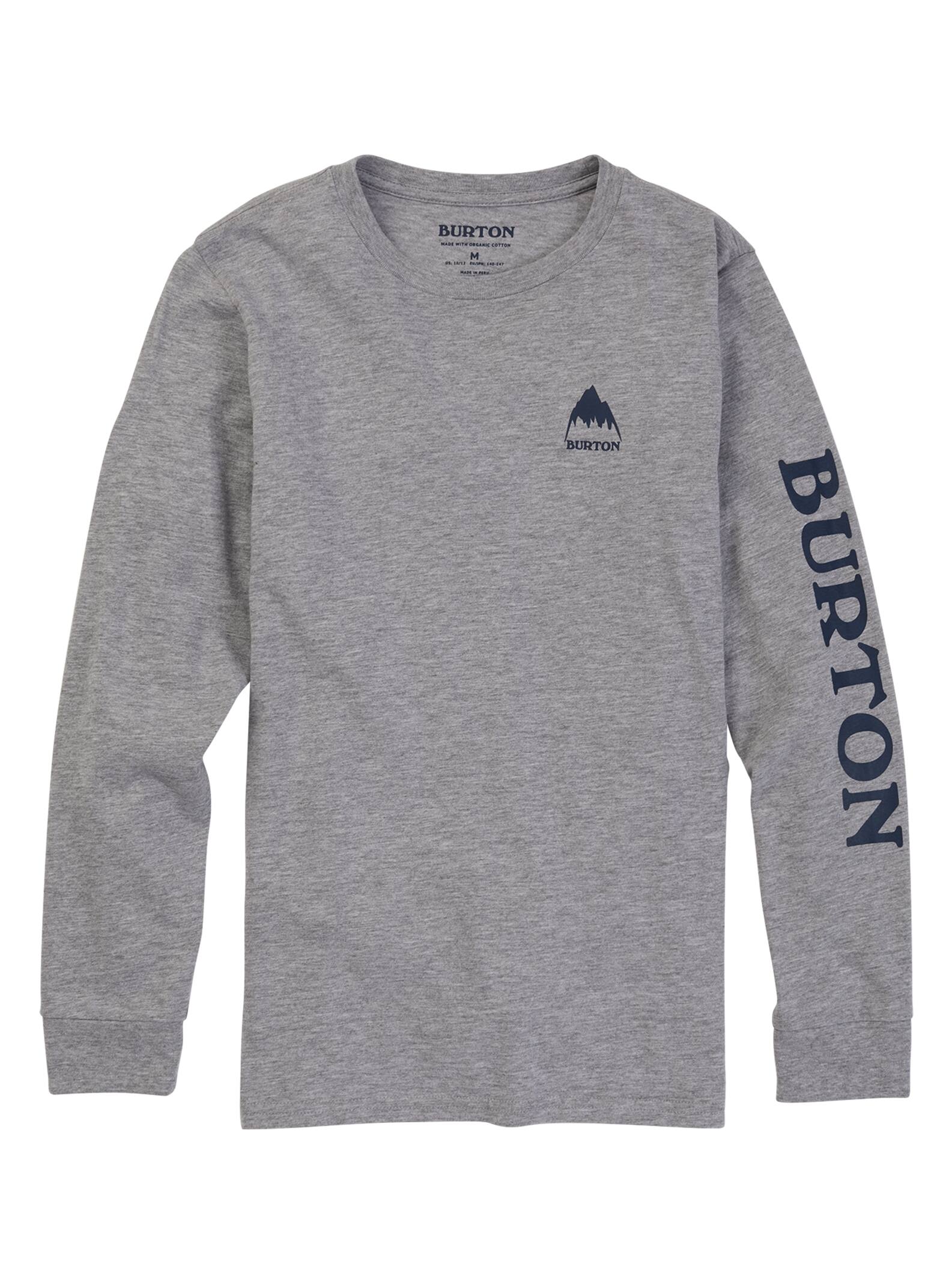 Burton - T-shirt à manches longues Elite enfant, Gray Heather, L