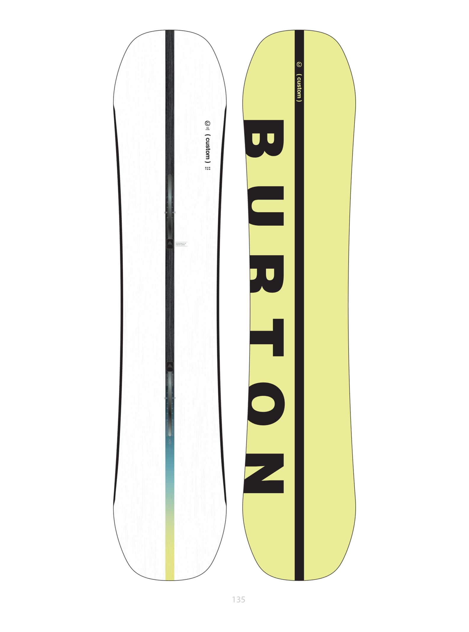 Burton Kids' Custom Smalls Camber Snowboard, 135
