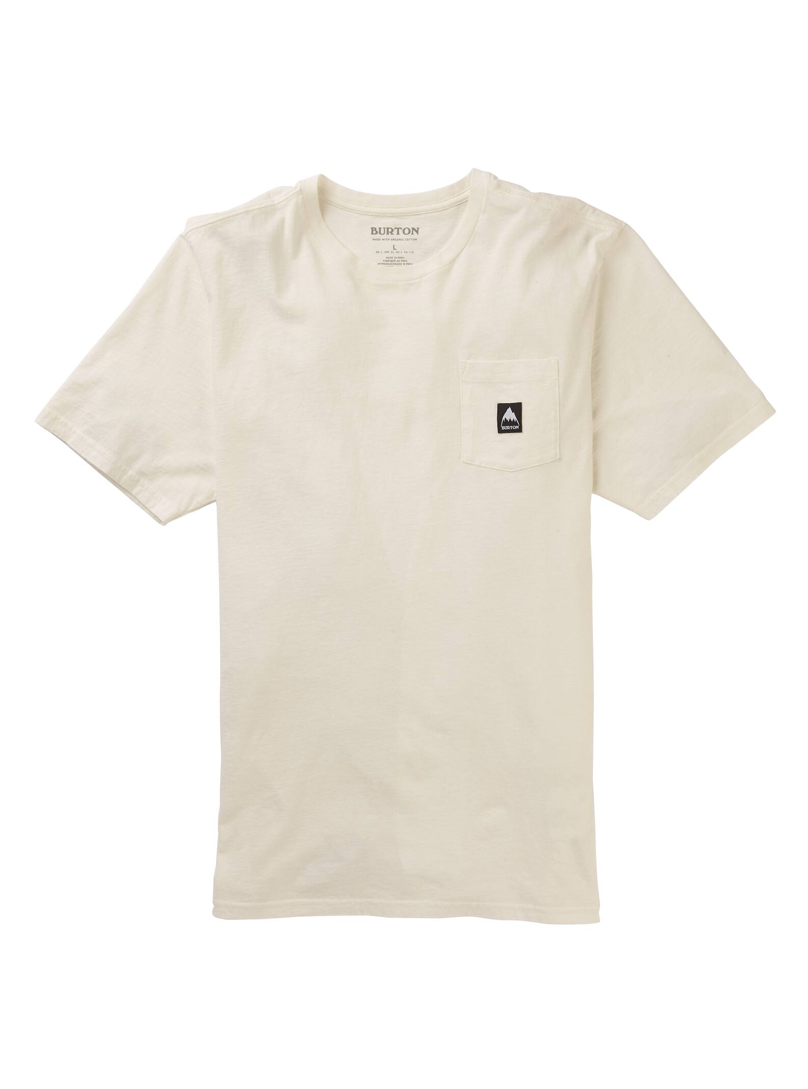 Burton Colfax Short Sleeve T-Shirt, Stout White, M