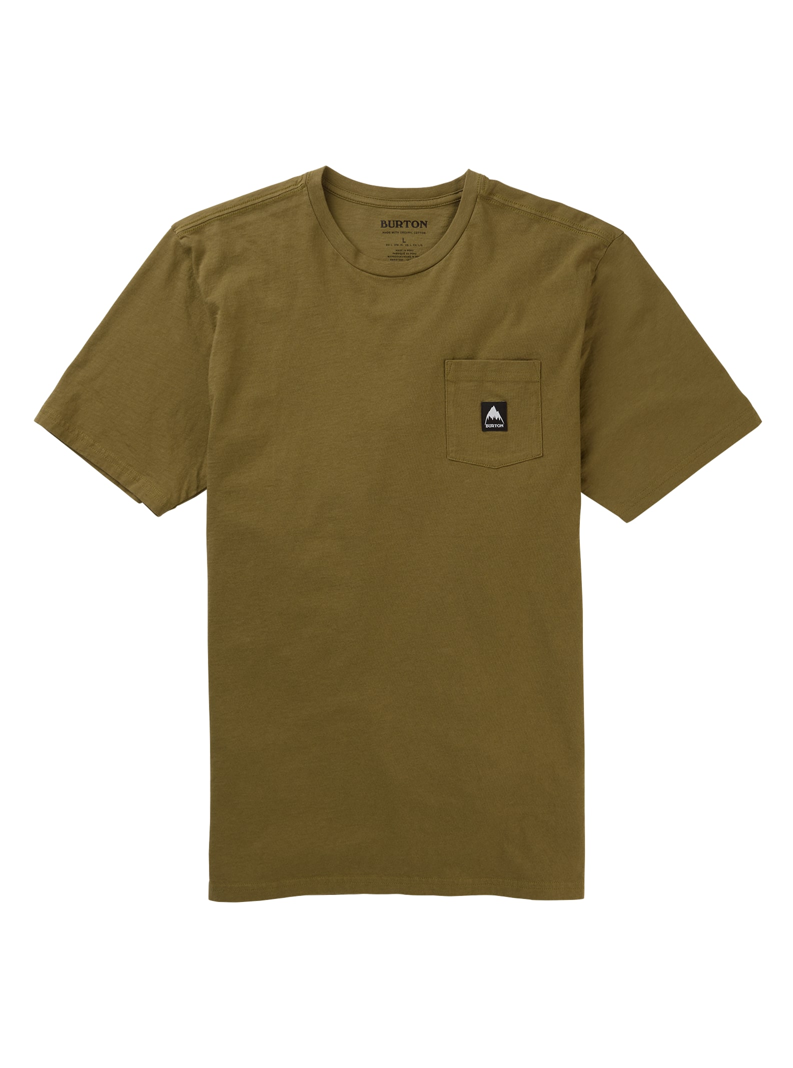 Burton Colfax Short Sleeve T-Shirt, Martini Olive, XXS