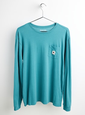 Burton Colfax Long Sleeve T-Shirt shown in Brittany Blue