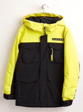 Boys' Burton Covert Jacket shown in True Black / Sulphur Yellow