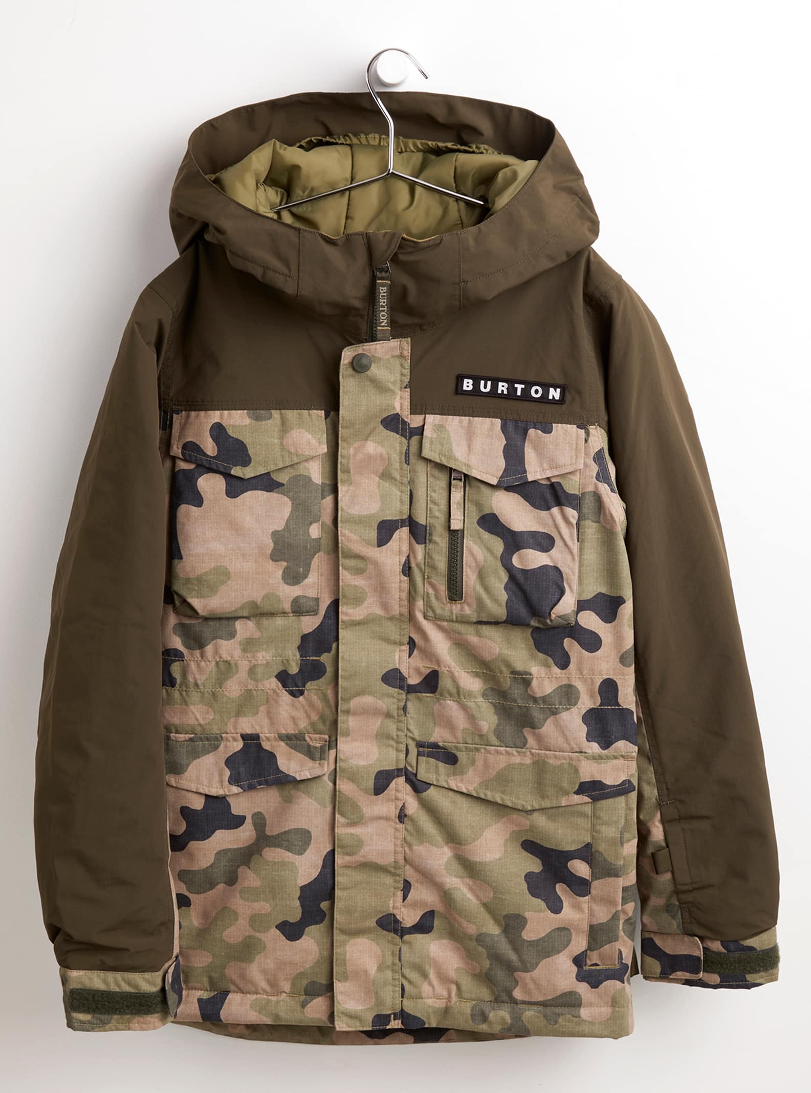 Ital Design Jungen Camouflage Windbreaker Jacke