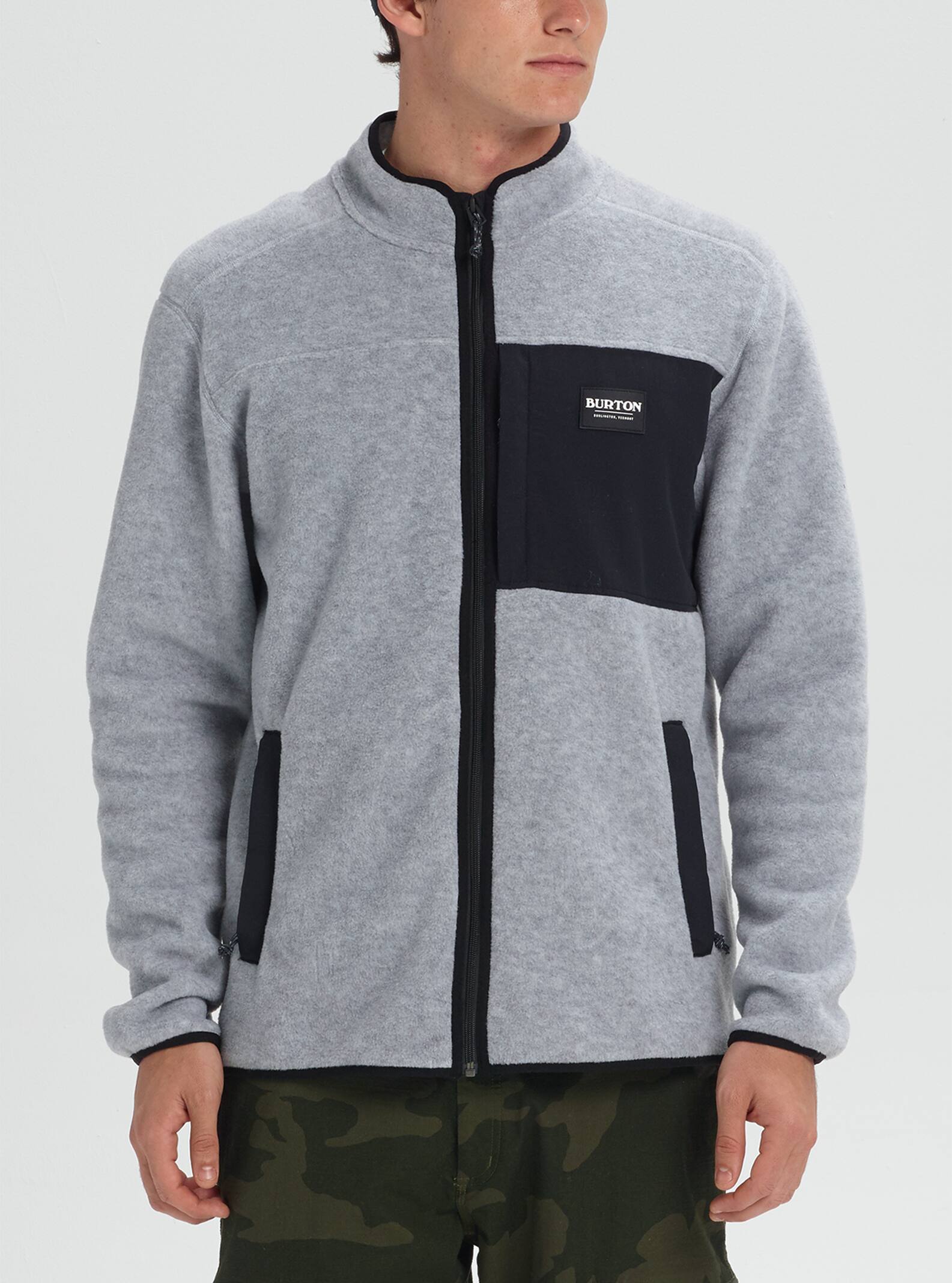 burton fleece jacket