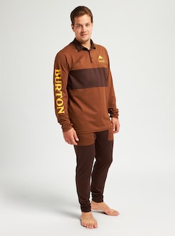 メンズ Burton ミッドウェイト ベースレイヤー スタッシュ パンツ