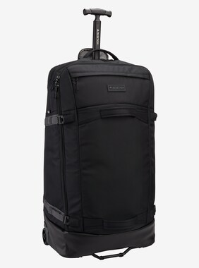 Burton Multipath 90L Checked Travel Bag shown in True Black Ballistic