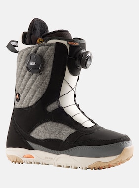 Women's Burton Limelight BOA® Snowboard Boots - Wide shown in Black / Speckle