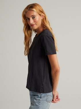 Women's Burton Classic Short Sleeve T-Shirt shown in True Black