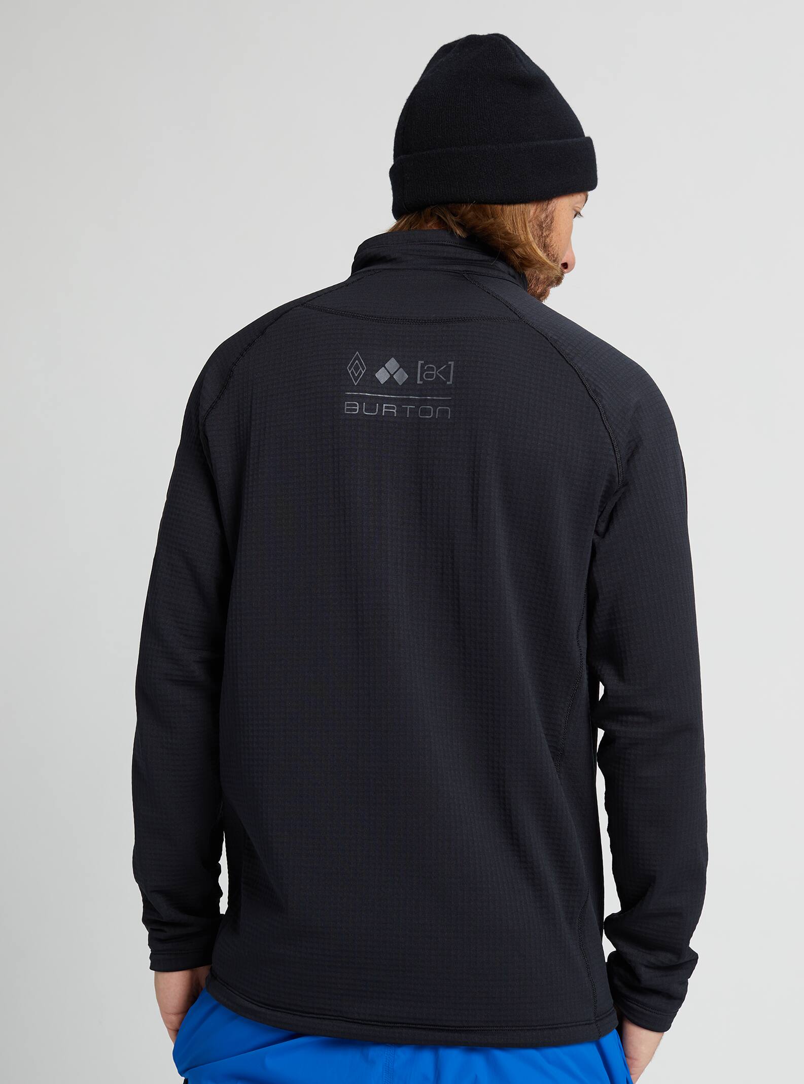 burton ak grid half zip