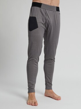 Men's Burton [ak] Baker Power Wool™ Base Layer Pants shown in Castlerock