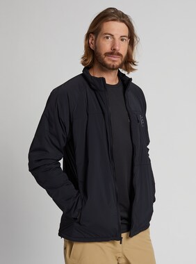 Men's Burton [ak] Helium Stretch Insulated Jacket shown in True Black