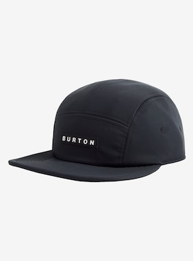 Burton Crown Weatherproof Five-Panel Camp Hat shown in True Black