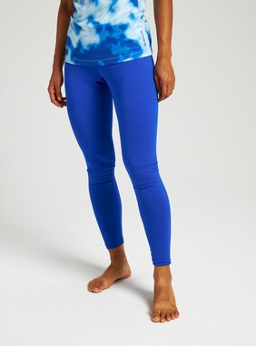 Women's Burton Lightweight X Base Layer Pants shown in Cobalt / Cobalt Abstract Dye