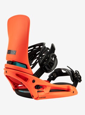 Men's Burton Cartel X EST® Snowboard Bindings shown in Orange