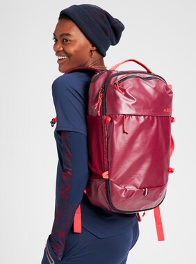 Burton Multipath Commuter 26L Pack shown in Mulled Berry Coated