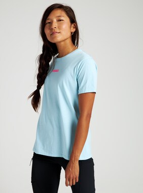 Women's Burton Vault Short Sleeve T-Shirt shown in Crystal Blue