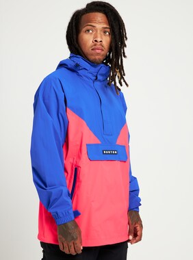 Men's Burton Freelight Jacket shown in Cobalt Blue / Potent Pink