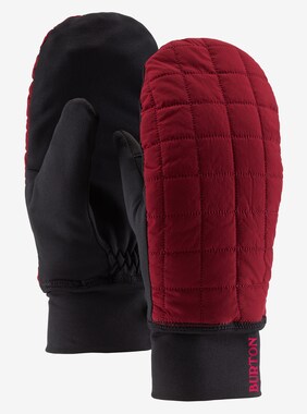 Burton Heavyweight Quilted Mittens shown in Mulled Berry