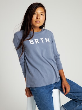 Women's Burton BRTN Long Sleeve T-Shirt shown in Folkstone Gray