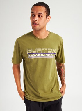 Men's Burton Hiddenmeadow Short Sleeve T-Shirt shown in Martini Olive