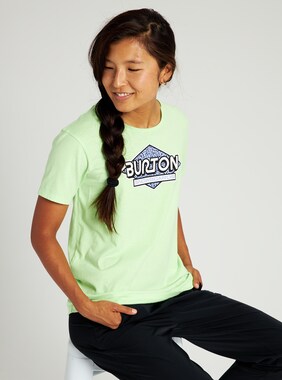 Women's Burton Batchelder Short Sleeve T-Shirt shown in Paradise Green