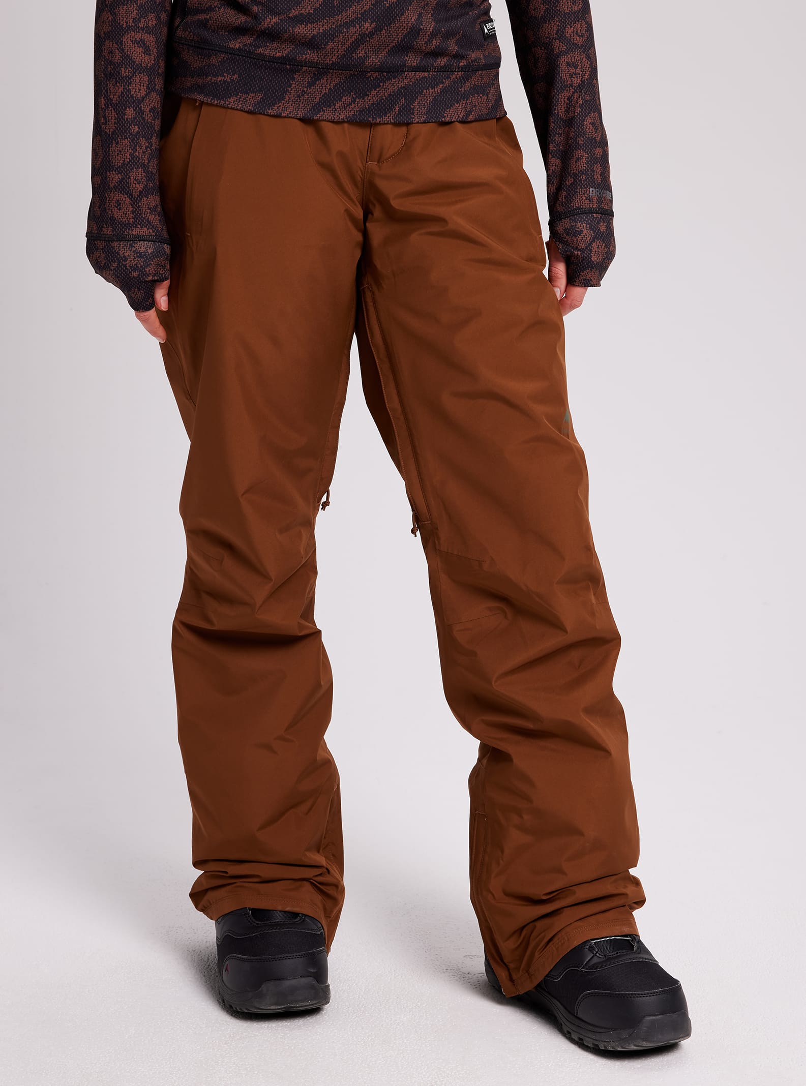 burton brown snow pants