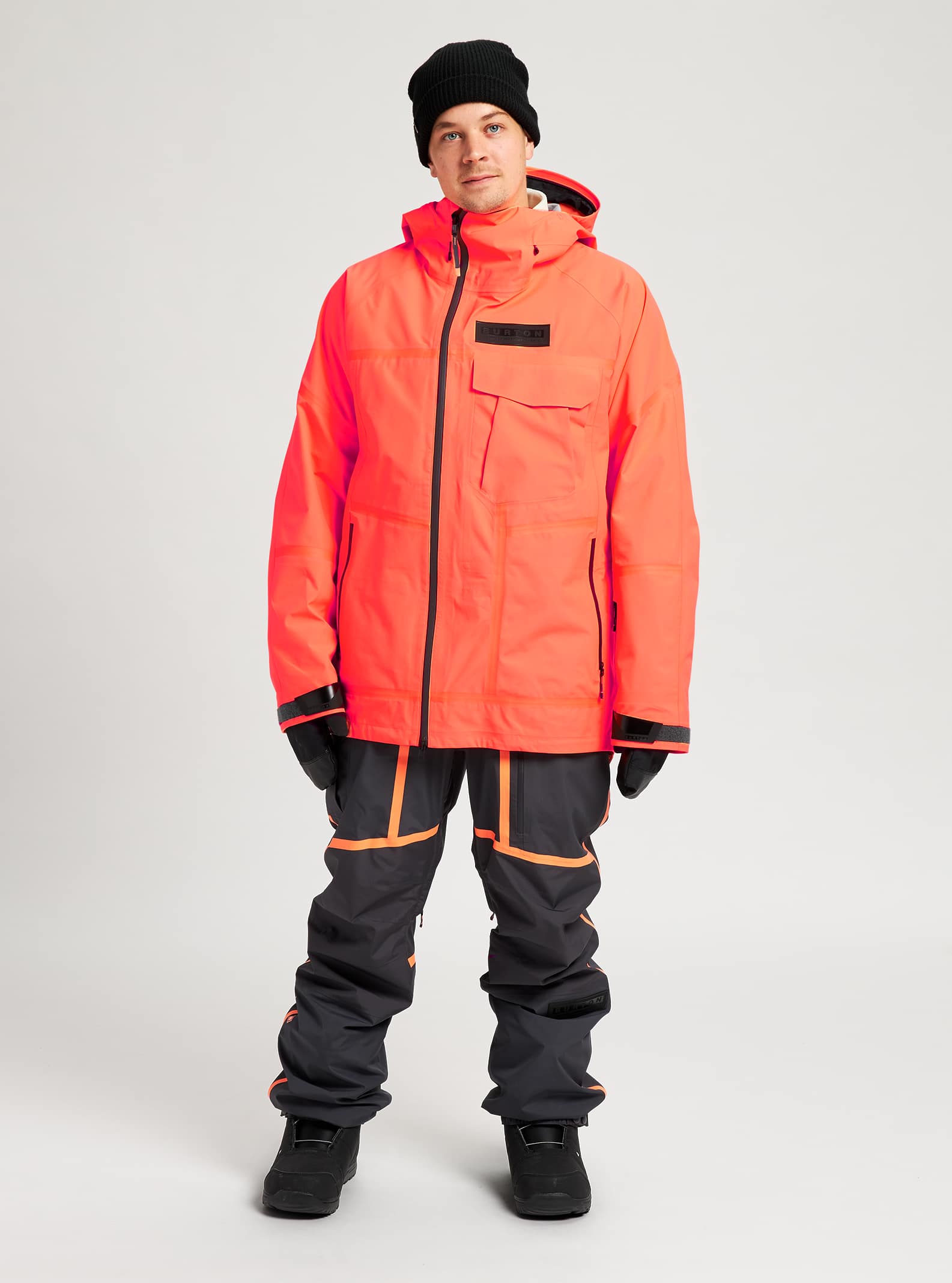 burton orange jacket