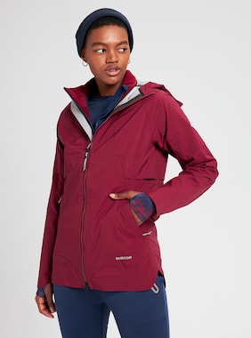 Women's Burton Quick Commute Jacket shown in Mulled Berry