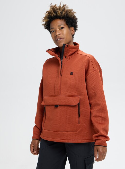 Women's Burton Amora Tech Fleece Pullover | Burton.com Winter 2022 JP