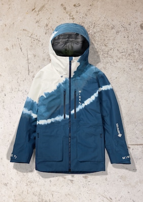 3L GORE-TEX® Jacket with Down Panels shown in Shibori Print