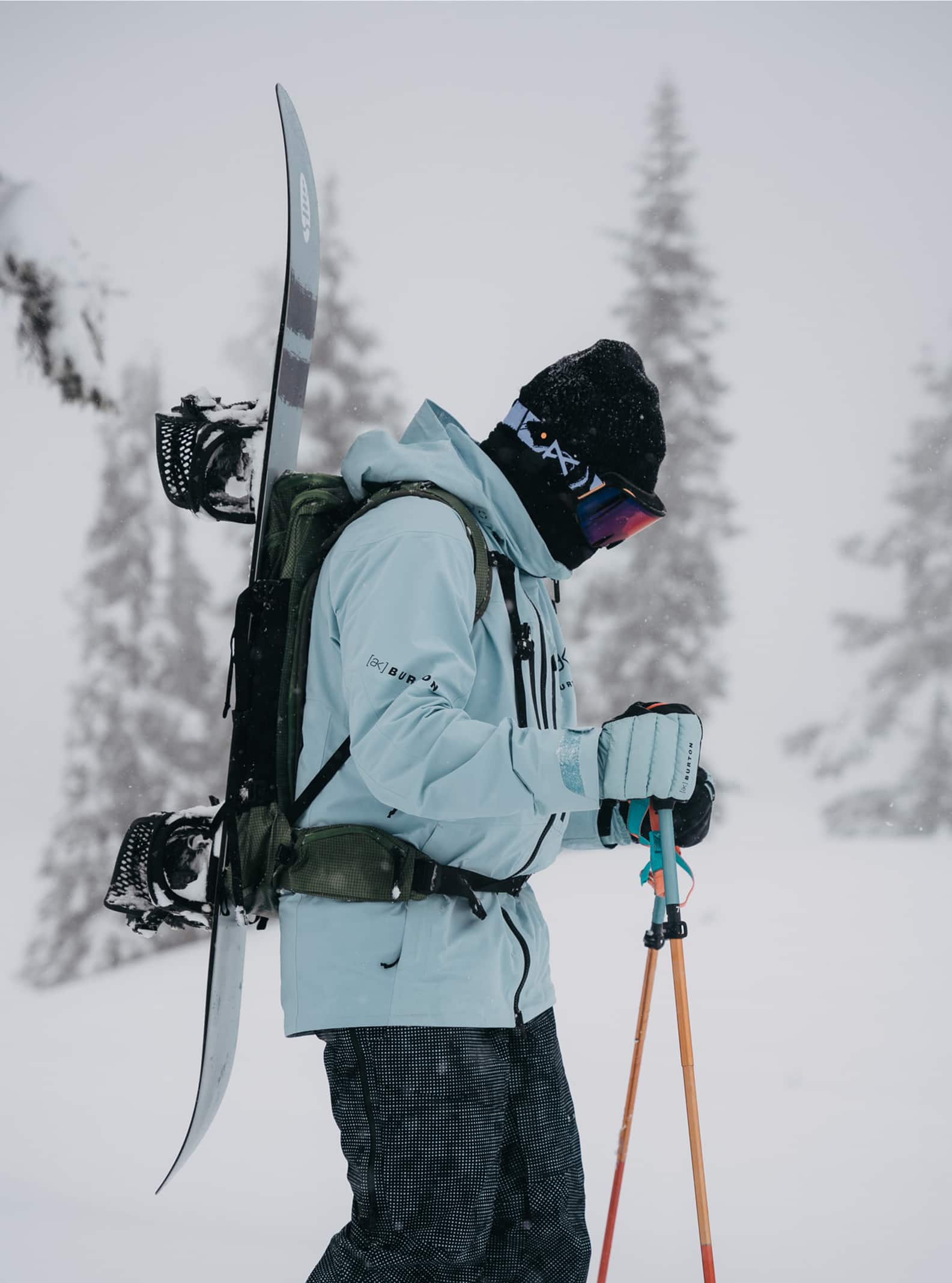 gastvrouw met de klok mee redactioneel Men's Snow Jackets | Burton Snowboards US