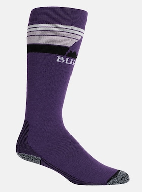 Women's Burton Emblem Midweight Socks shown in Violet Halo