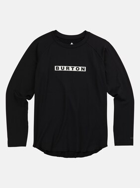 Kids' Burton Base Layer Tech T-Shirt shown in True Black