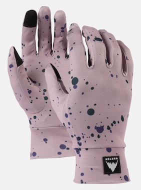 Burton Touchscreen Glove Liner shown in Elderberry Spatter