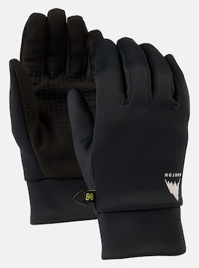 Women's Burton Touch-N-Go Glove Liner shown in True Black