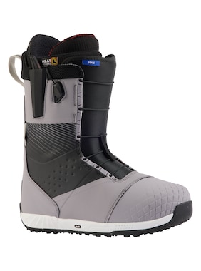 Men's Burton Ion Snowboard Boots (Wide) shown in Sharkskin / Black
