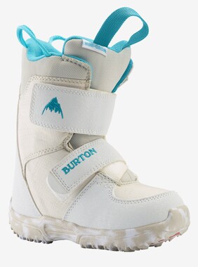 Toddlers' Burton Mini Grom Snowboard Boots shown in White