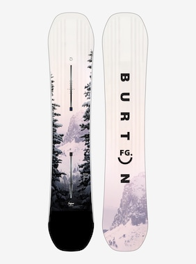 Women's Burton Feelgood Camber Snowboard shown in Graphic