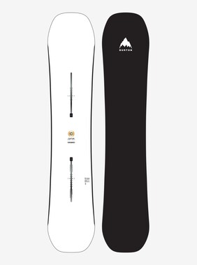 Men's Burton Custom Flying V Snowboard shown in White