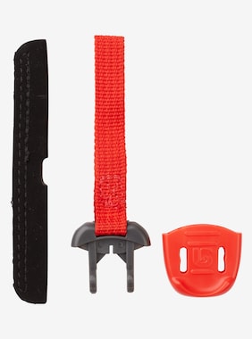 Burton Snowboard Boot Lace Lock shown in Red