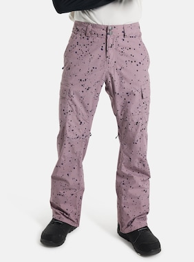 Men's Burton Cargo 2L Pants (Regular Fit) shown in Elderberry Spatter