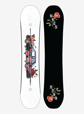 Women's Burton Talent Scout Camber Snowboard shown in Graphic