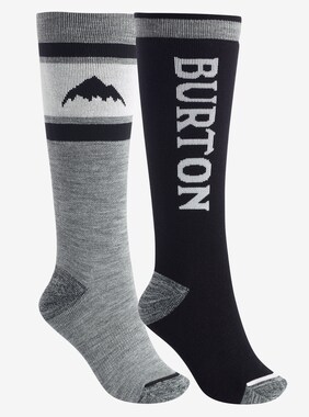 Women's Burton Weekend Midweight Socks (2 Pack) shown in True Black