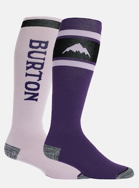 Men's Burton Weekend Midweight Socks (2 Pack) shown in Violet Halo