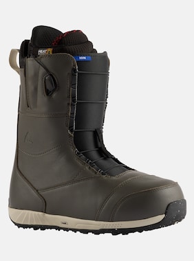 Men's Burton Ion Leather Snowboard Boots shown in Gray