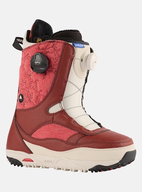 Women's Burton Limelight BOA® Snowboard Boots shown in Red / Stout White